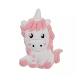 Motivperle Einhorn - Schnullerkettenwelt